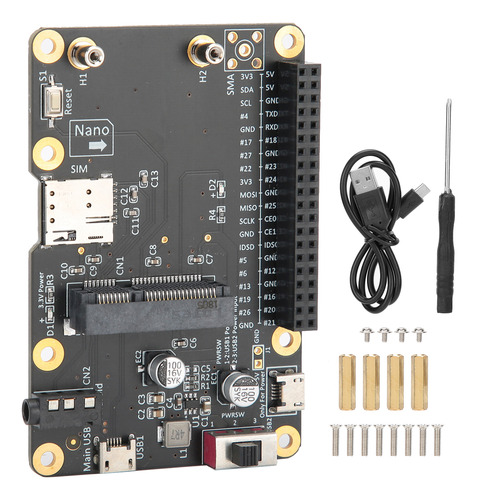 Accesorios De Ordenador 3g/4g Lte Base Hat Para Raspberry Pi