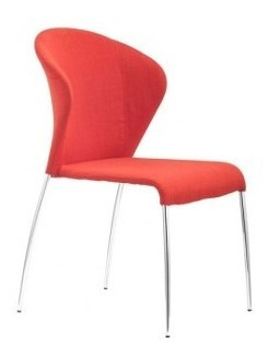 Imagen 5 de 9 de Silla Zuo Modelo Oulu Color Mandarina Këssa Muebles