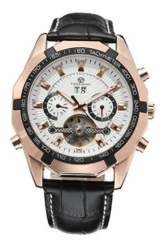 Reloj De Pulsera Automatico Clasico Forsining Para Hombres F