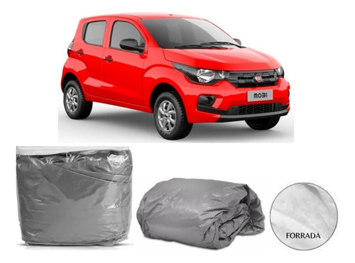 Capa Cobrir Fiat Mobi Proteção Uv Forrada Impermeavel
