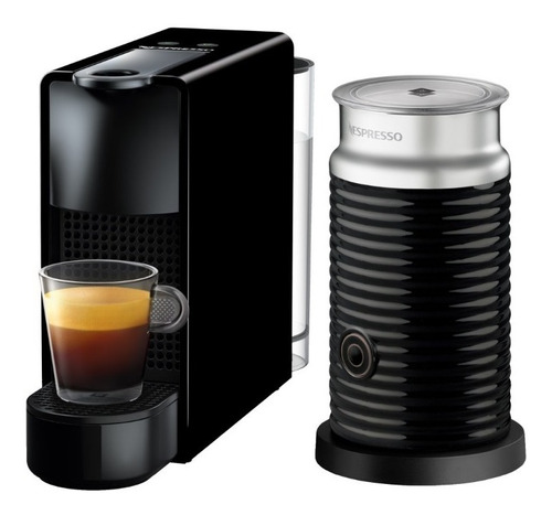 Máquina Nespresso Essenza Mini Y Espumador Leche Aeroccino3