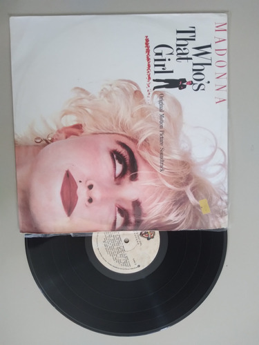 Madonna Who's That Girl Lp Vnilo Warner Bros 1987 Colombia