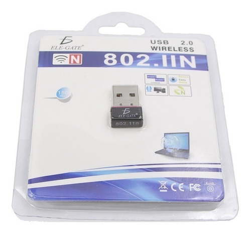Antena Adaptador Usb Wifi Nano 100m 150mbps 802.11b/g/n