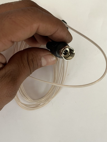 Antena Fm Dipolo Interior 75 Ohm Con Conector Macho Coaxial (Usado)
