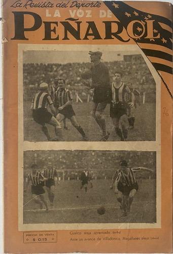 La Voz De Peñarol Nº 76 Versus Wanderers 1947 Fútbol Z4p1