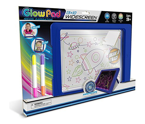 Tablero De Escritura De Pantalla Ancha Light Up Glow Pa...