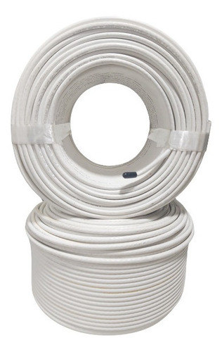 Cable Coaxial Blanco Rg6 305 Mts 2 Rollos 153 Mts Cada Uno