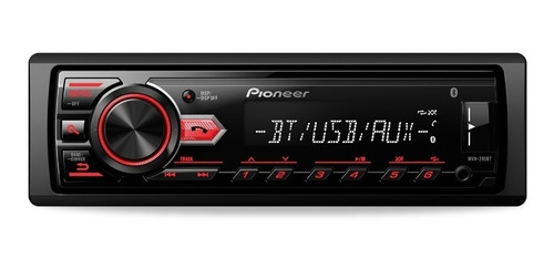 Stereo Pioneer Mvh-x295bt Bluetooth Usb Aux Am/fm 101db