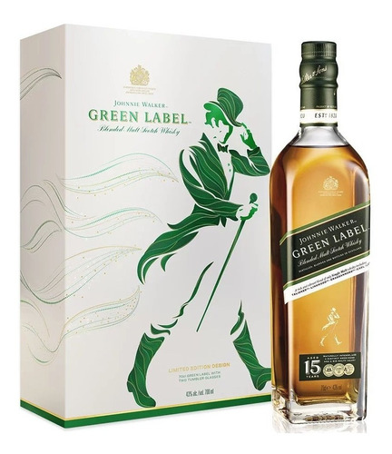 Whisky Johnnie Walker Green Label Pura Malta Con Estuche