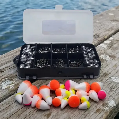 Kit Pesca Esportiva Summer Estojo Anzol Nickel Variedade Captura