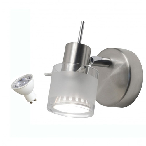 Aplique Pared Interior Techo Cuba + Dicroica Led 6w O 7w