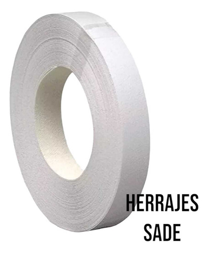 Tapa Canto Filo Blanco 22 Mm X 50 M Melamina Preencolado