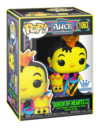 Reina De Corazones Black Light Funko Pop 1063 / Alicia Excl