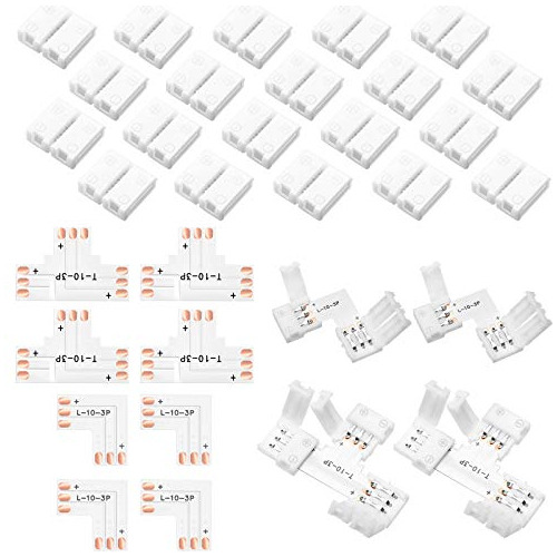 Conector De Led De 28 Piezas De 3 Pines, Conector De Lu...