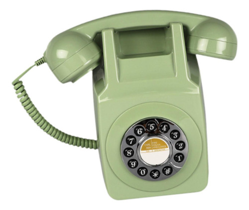 Telefone Fixo Retrô De Parede, Tipo Antigo, Telefone Verde