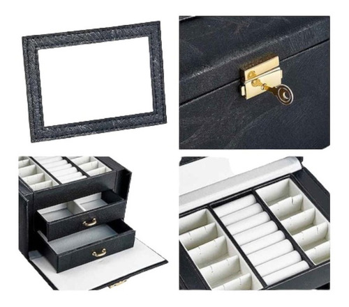 Imagen 3 de 6 de Joyero, Organizador De Accesorios, Estuche De Joyas, Joyeria