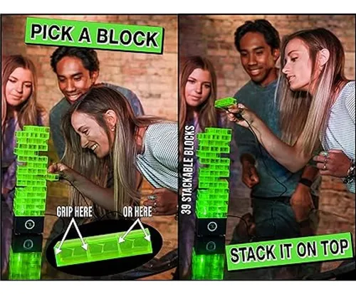 Shizap The Energized Stacking Block Game Torre