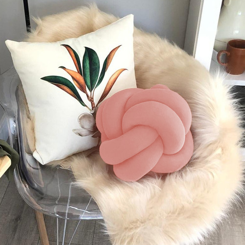 Almofadas De Nozinho Para Decoração Imediato Desenho Do Tecido Rose