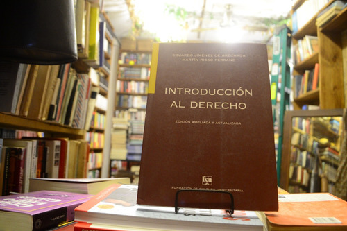 Introducción Al Derecho. Eduardo Jiménez De Arechaga. (Usado)