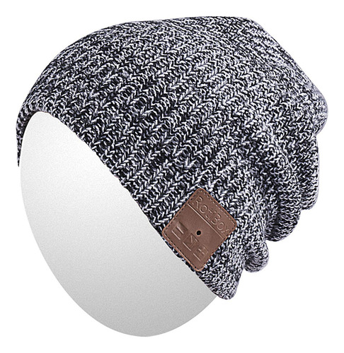 Qshell - Gorro Con Bluetooth, Unisex Y Lavable, Audífonos . Color A1-bb031-gray