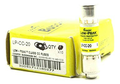 Corriente De Rechazo Bussmann Lp-cc-20 De Clase Cc De Doble