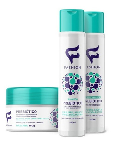 18 Produtos Fashion Prebiótico Shampoo Condicionador Máscara