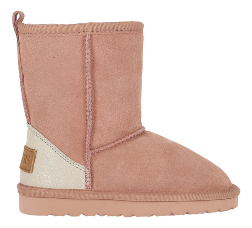 Bota Bamers Blast Zip Leather Niña Rosado