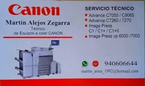 Comprar Servicio Técnico\u002Fventa De Máquinas Y Repuestos Marca Canon