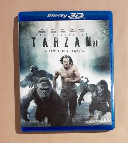 The Legend Of Tarzan (2016) Blu-ray 3d + Blu-ray 2d Original