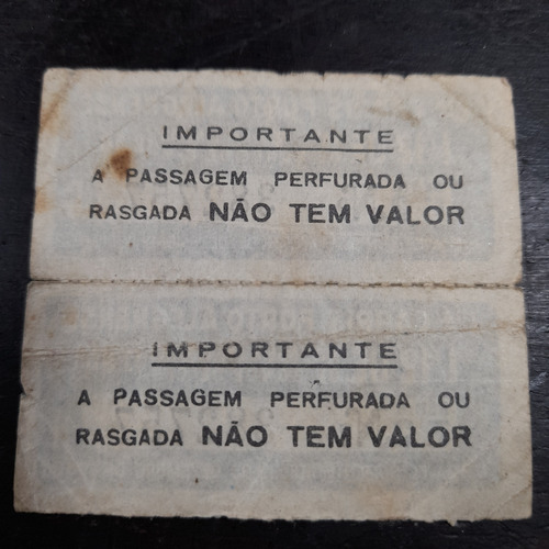 Carris Porto Alegre Vale Transporte Bonde 1966 Dois Original