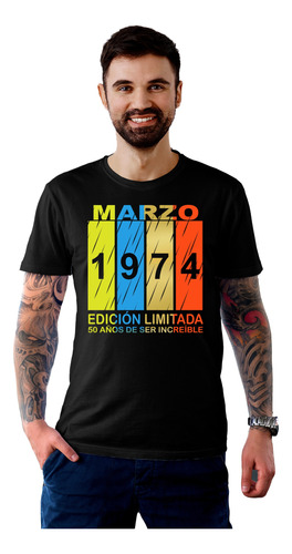 Playera Mes Marzo 50 Años Edicion Limitada