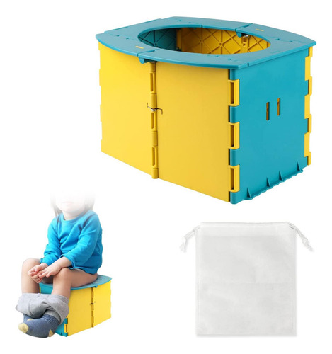 Inodoro Ligero Para Coche, Orinal, Silla Para Acampar, Azul