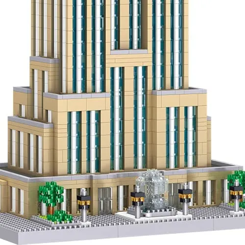 Micro Mini Blocks Empire State Building Architecture Mo...