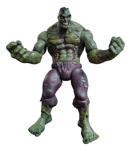 Figura De Acción Hulk Zombie Select Impecable (Usado)