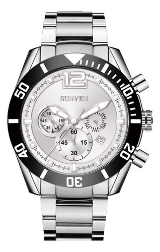 Sunven Relojes De Pulsera Para Hombre Cronógrafo Resistente