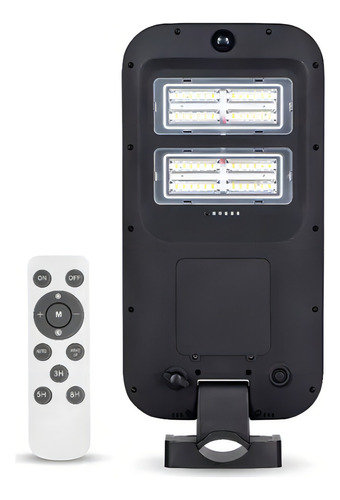 Lámpara Led Solar Megaluz Aps30w100 100w 6000lm Blanco Estructura Negro