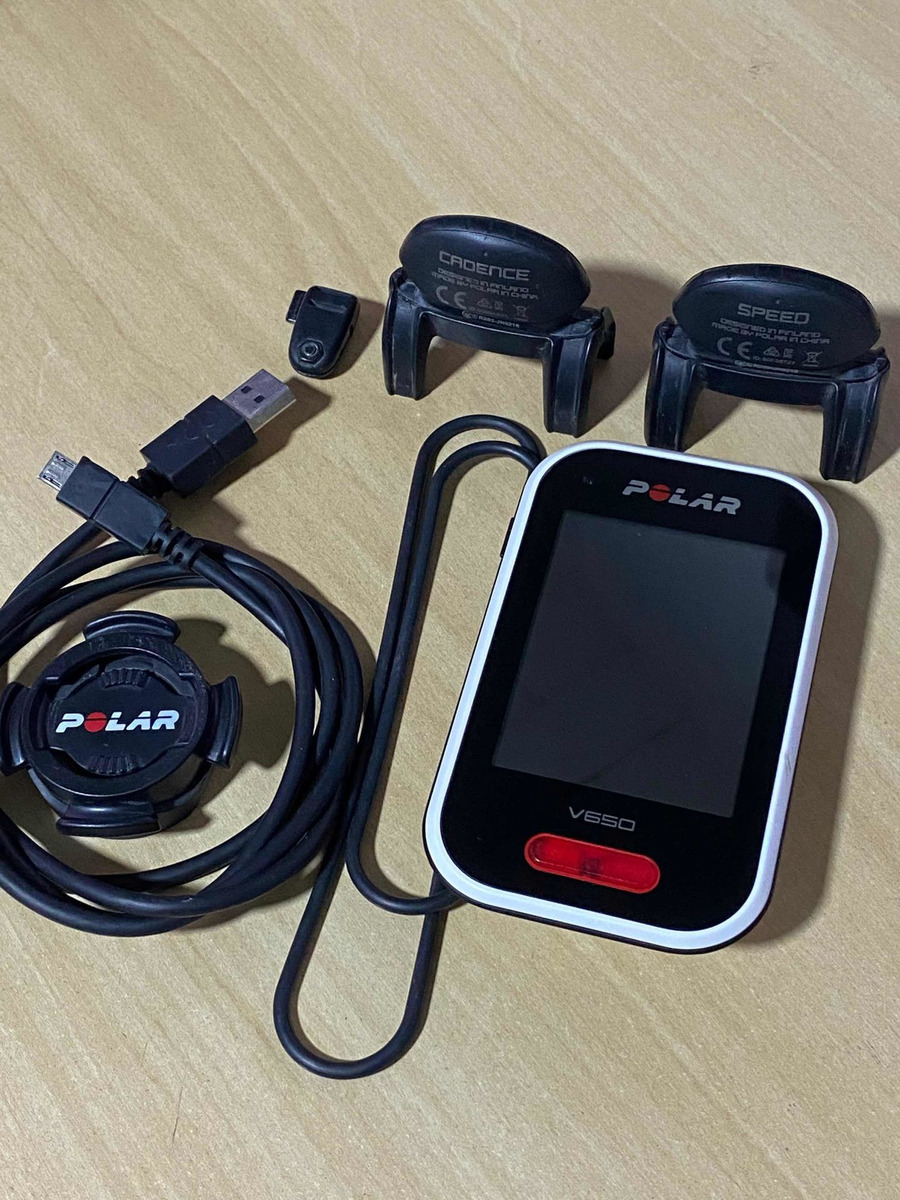 Gps Polar V650 C/sensor De Cadência E Velocidade | Mercado Livre