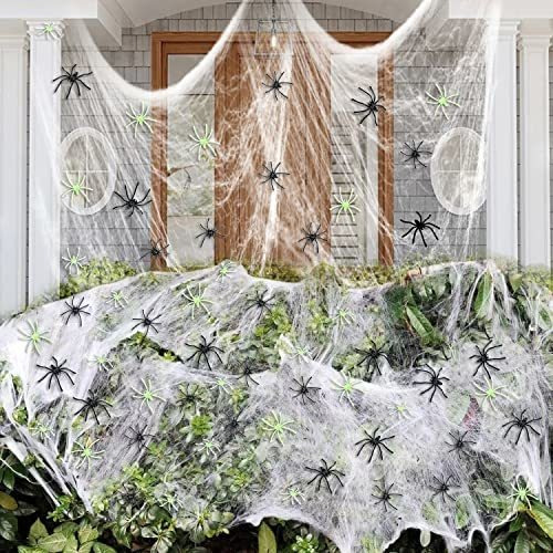 Decoraciones De Halloween Spider Webs - 1200sqft 28ndw