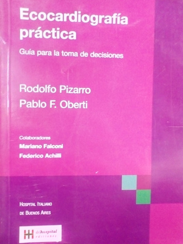 Ecografia Practica Pizarro Oberti  Impecable!!!