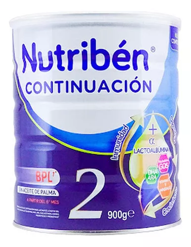 Fórmula Infantil Nutribén Láctea Continuación 2 x 900 gr