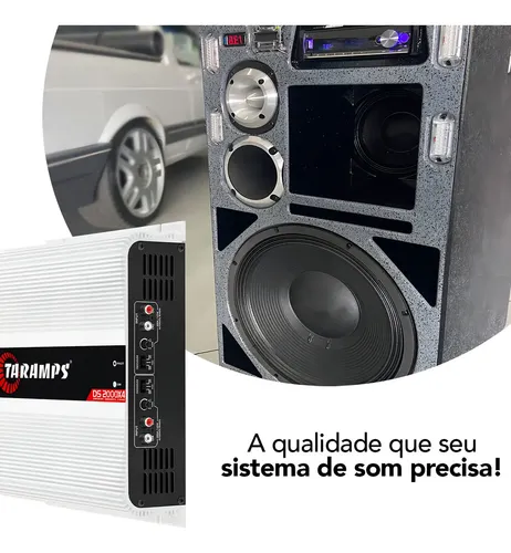 ta-summer☆様 リクエスト 4点 まとめ商品 Modulo Taramps Ds 2000x4 2 Ohms Amplificador 2000w Rms 4 Canais