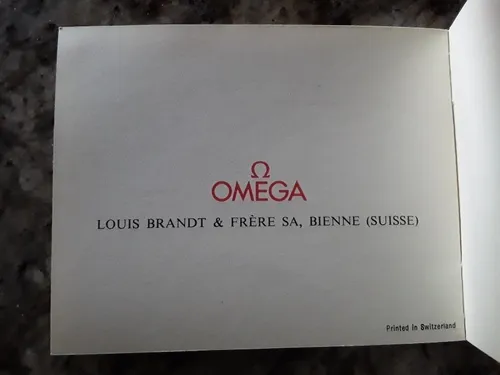 Garantia De Reloj Omega (Usado)