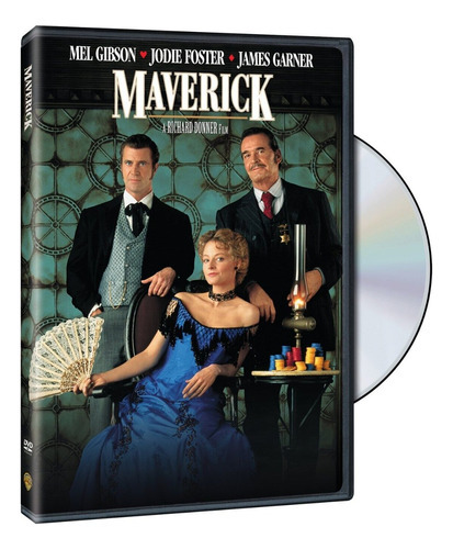 Dvd - Maverick - Mel Gibson, Jodie Foster, James Garner