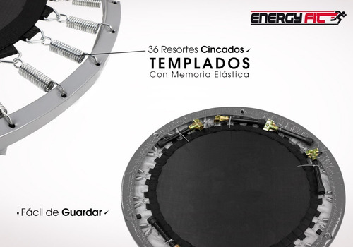 Imagen 5 de 9 de Mini Trampolin Gimnasia Fitness Profesional 36 Steps + Funda