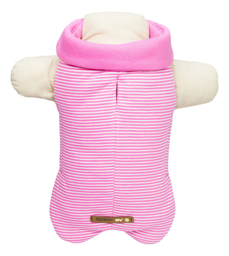 Agasalho De Inverno Dupla Face Rosa Tamanho Pp Roupa De Frio Para Cachorro