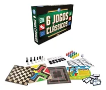 Comprar Jogos 6 Em 1 Jogo Dama Ludo Xadrez Trilha Dominó Forca