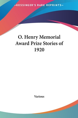Libro O. Henry Memorial Award Prize Stories Of 1920 - Var...