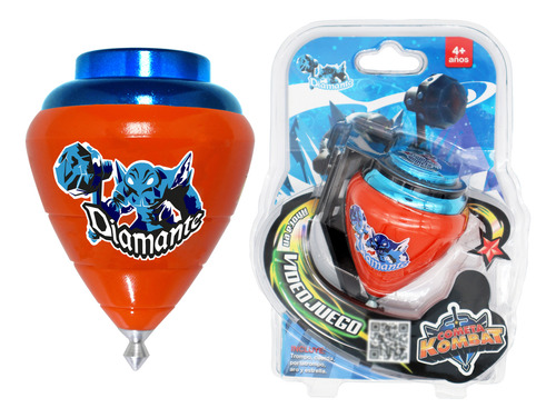 1 Trompo Cometa Kombat Punta Fija Modelo A Elegir En Blister