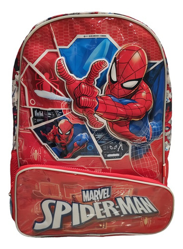 Mochila Spiderman Marvel Infantil Escolar Tienda Que Regalo