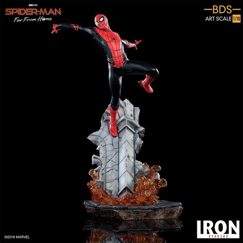 Imagen 6 de 10 de Figura Iron Studios Spiderman Far From Home Bds Art S. 1/10